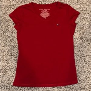 Tommy Hilfiger kids red shirt